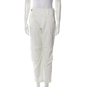 Nells Nelson Cream Virgin Wool Pants – Size‎ M/38IT – High-Rise – Straight Leg